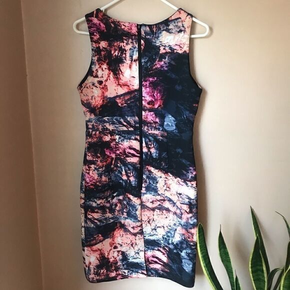 Cynthia Rowley Neoprene ColorSplattered Minidress2 - Picture 4 of 8